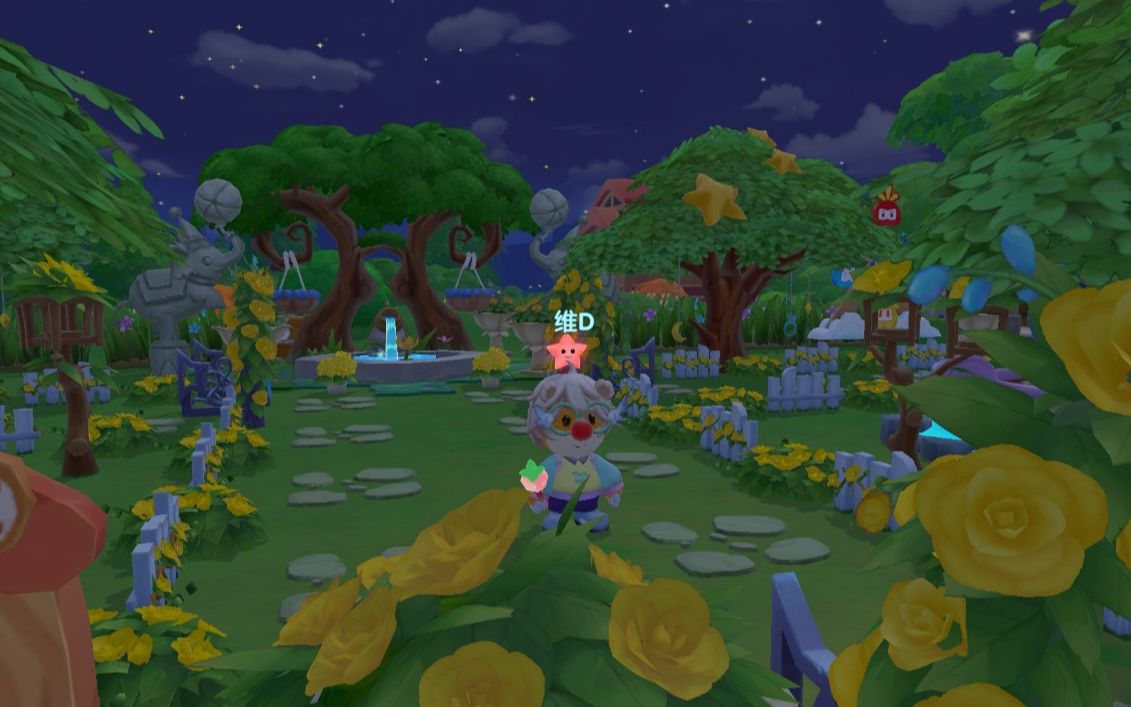 【摩尔庄园手游】超温馨黄玫瑰森林家园展示 中氪