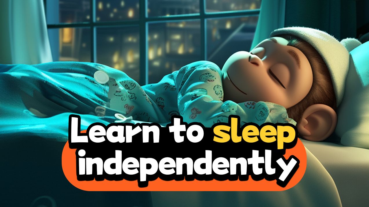 敏敏绘本-growth diary《learn to sleep independently》!
