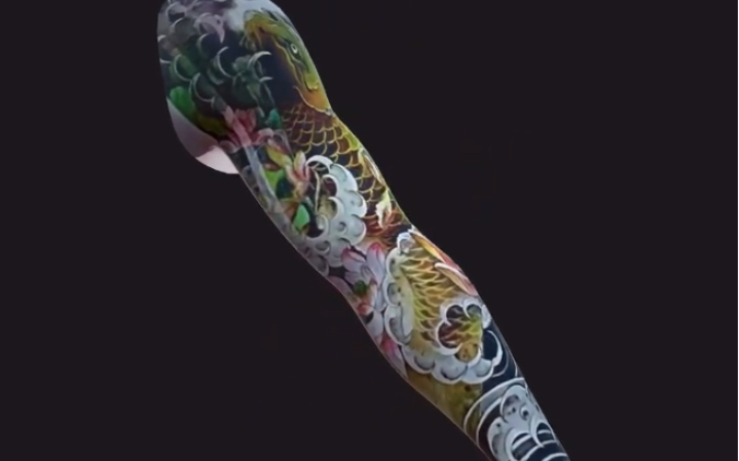 《鲤鱼花臂》雷火绘