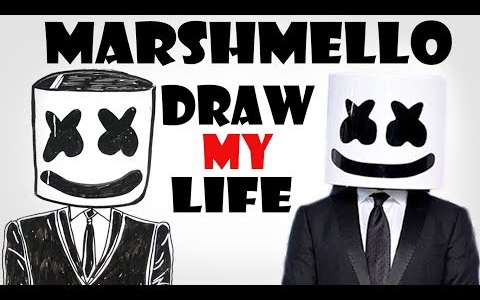 【marshmello】棉花糖的画出我人生 - draw my lif