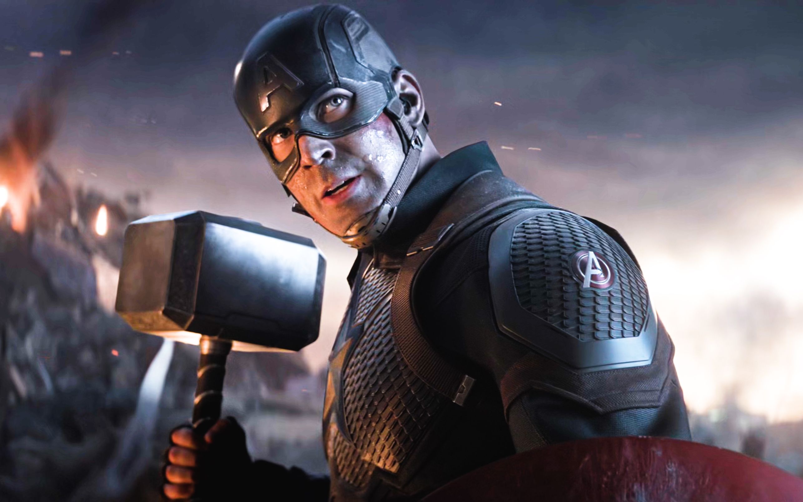 【超清】时隔多年,当再次看到美队拿起雷神之锤,我依然热血沸腾