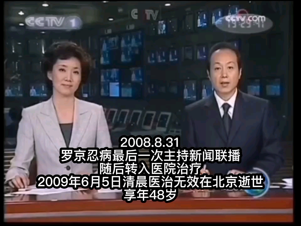 [图]新闻联播主播：罗京 1990一2008历年开场问候词