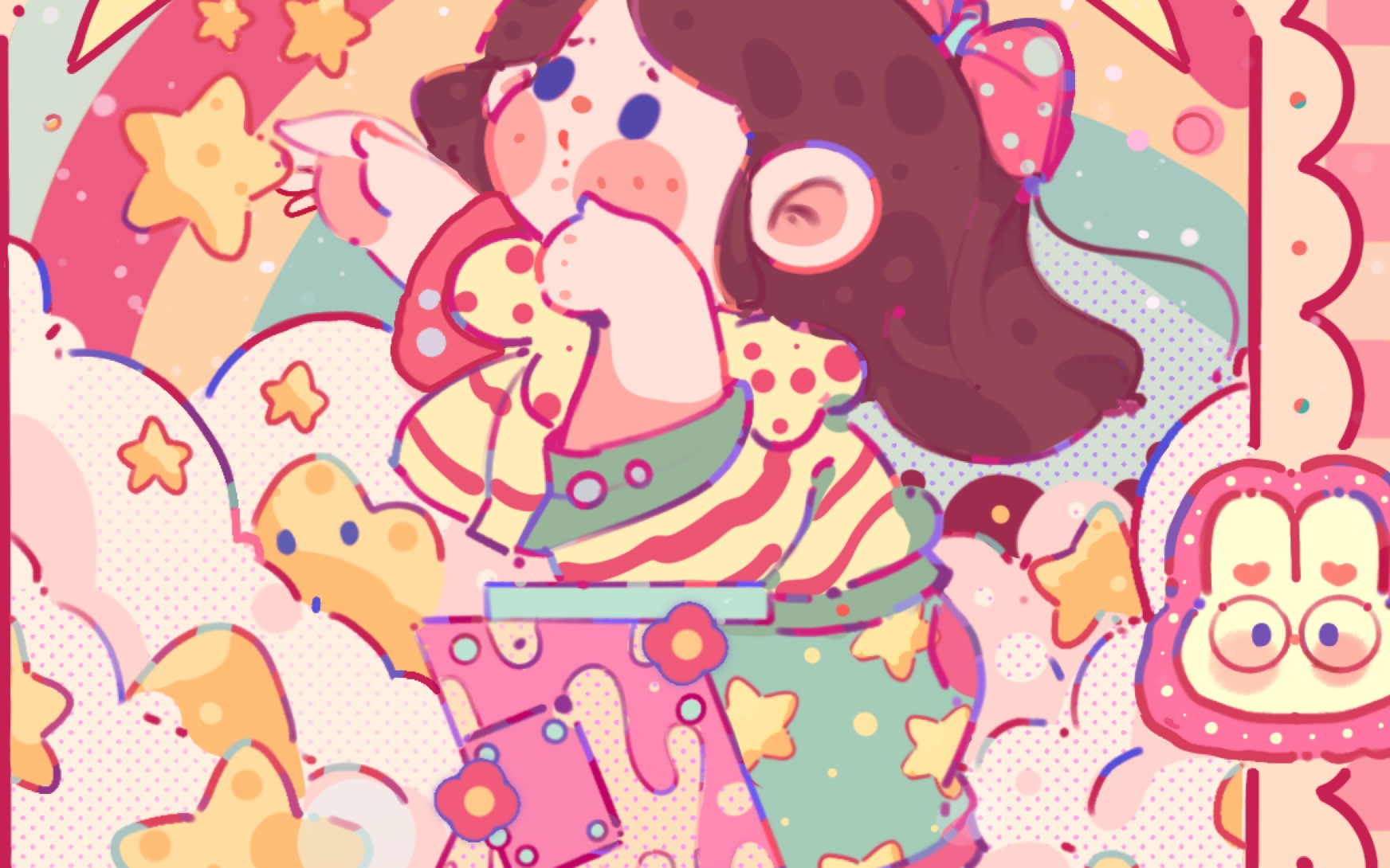 【procreate原创插画】· 摘星·绘画过程