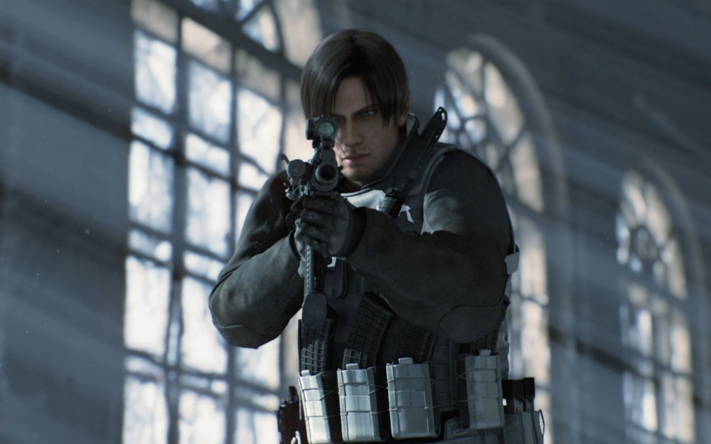 活动作品生化危机里昂对战三大boss小刀单杀暴君