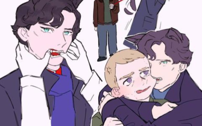 神探夏洛克--福华对白(最爱的cp)--四人配音版