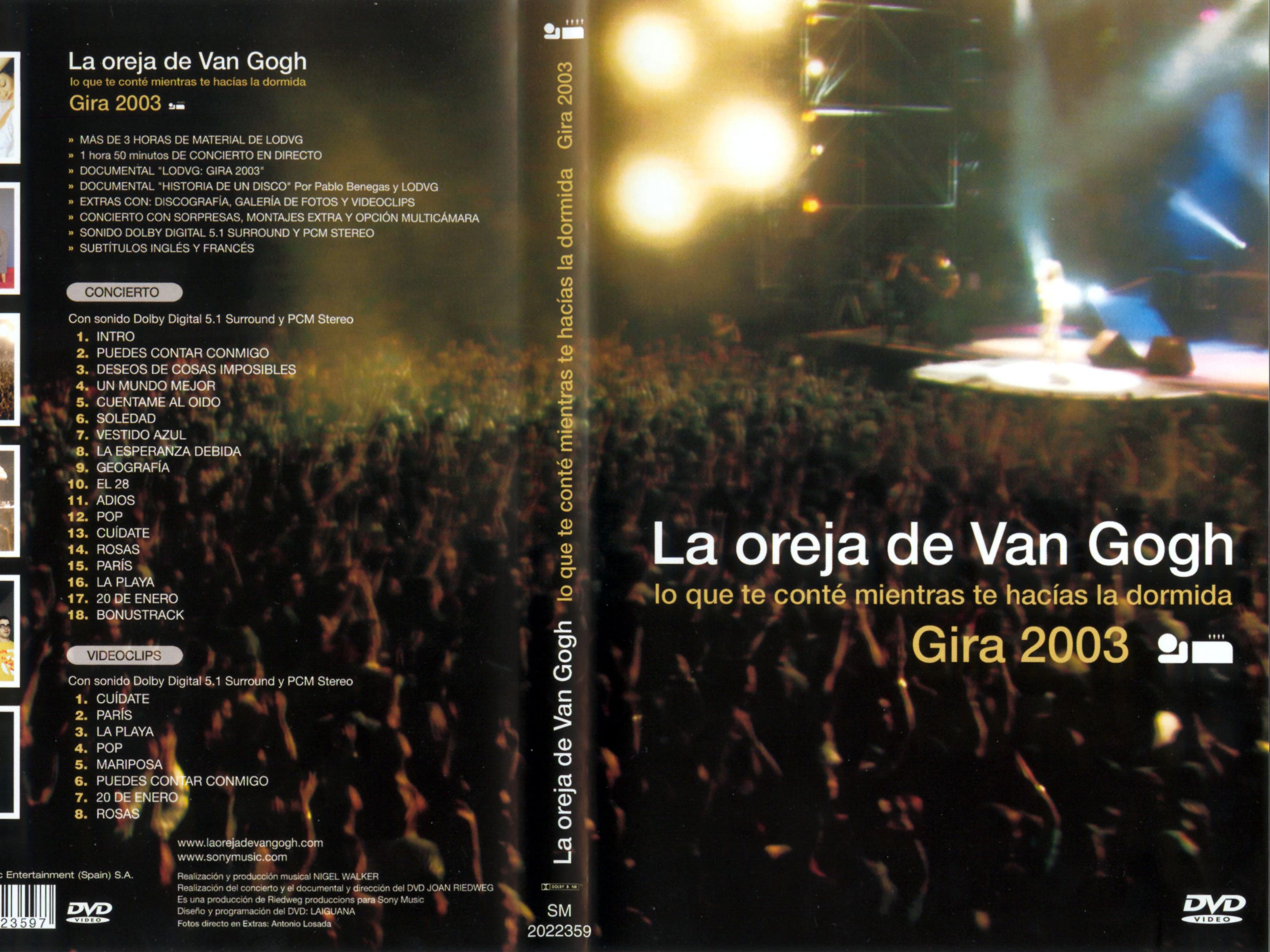 La oreja de Van Gogh 梵高的耳朵  Gira 2003哔哩哔哩bilibili