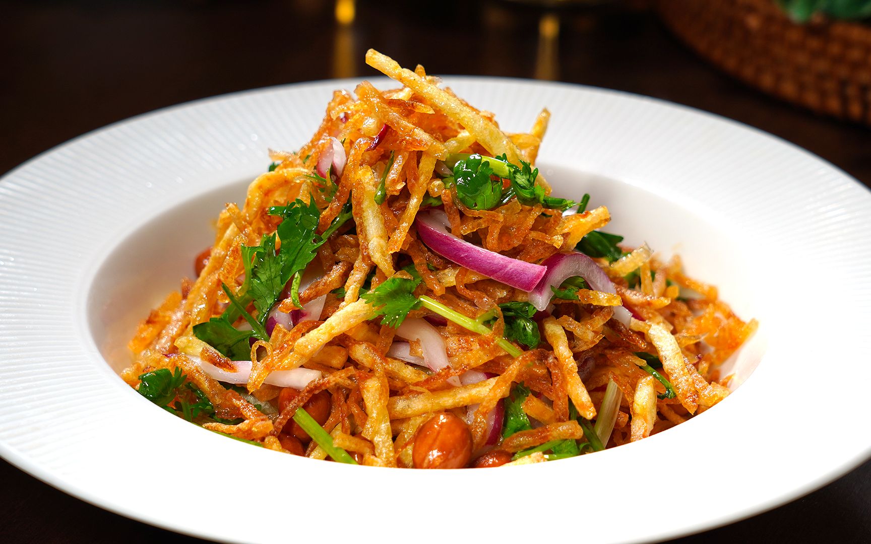 天气热,就试试这道东北经典凉拌菜"三丝爆豆",酸甜酥脆,好吃开胃还