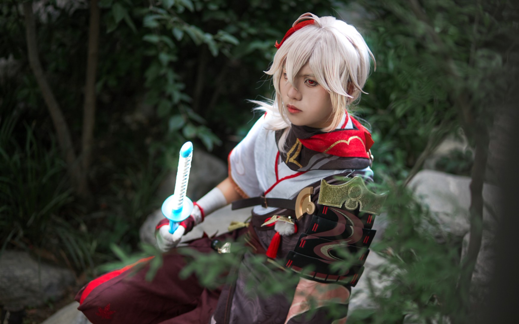 「枫原万叶cos」记录萌新的第一部正片!