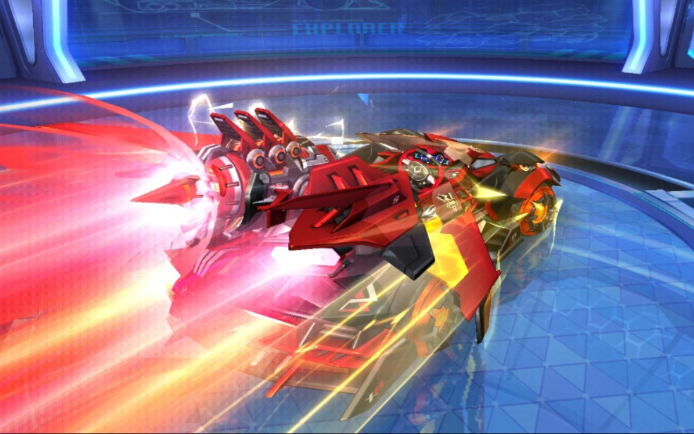 s联赛专属a车"裁决者"高画质模型展示及试跑~qq飞车手游