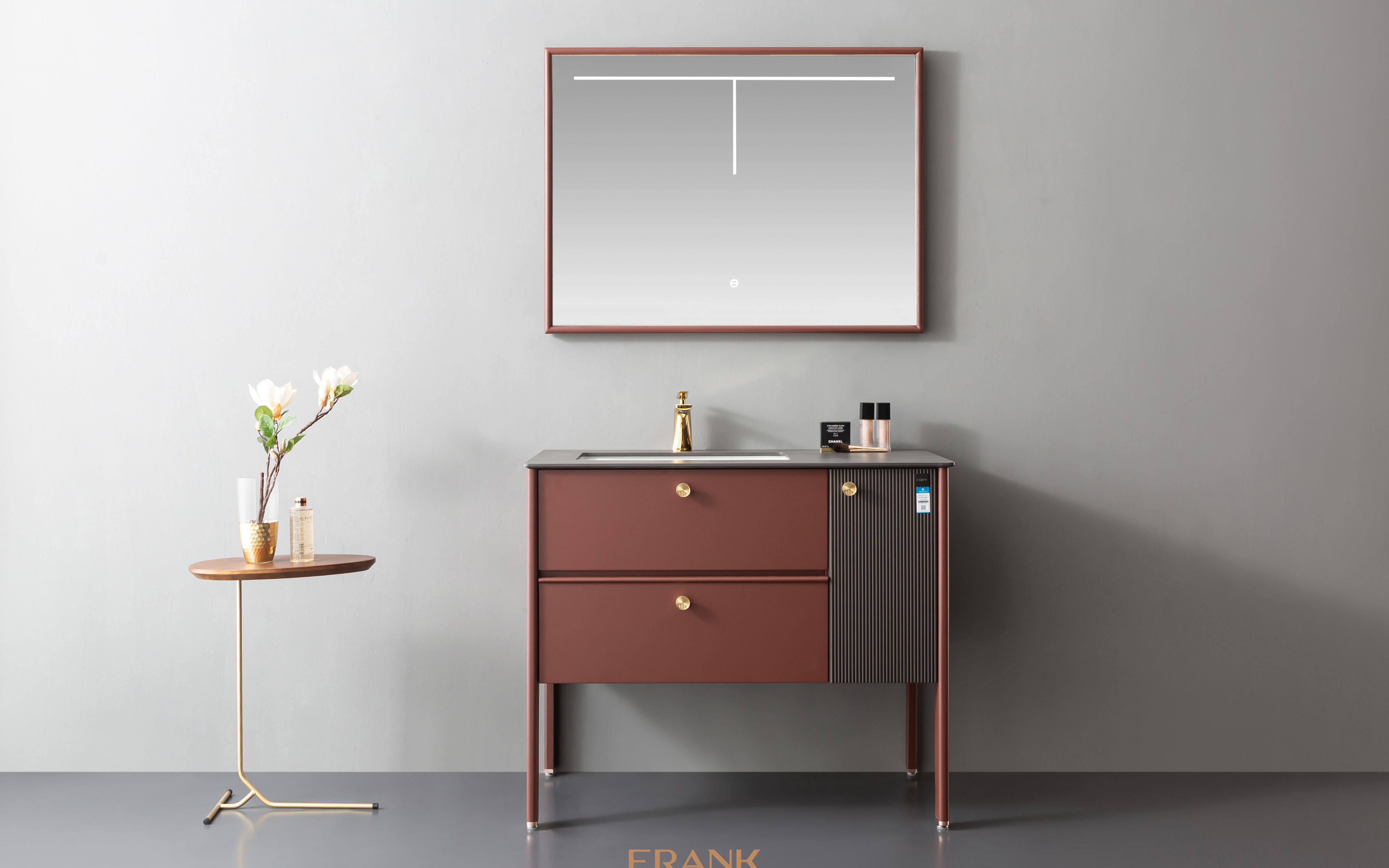 奔忙里也有可期的惬意逍遥,富兰克浴室柜新品上市轻舟系列,在质与感中