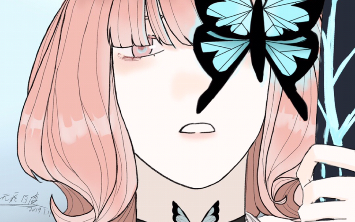 指绘/【永远的7日之都】羽弥的罗夏之蝶