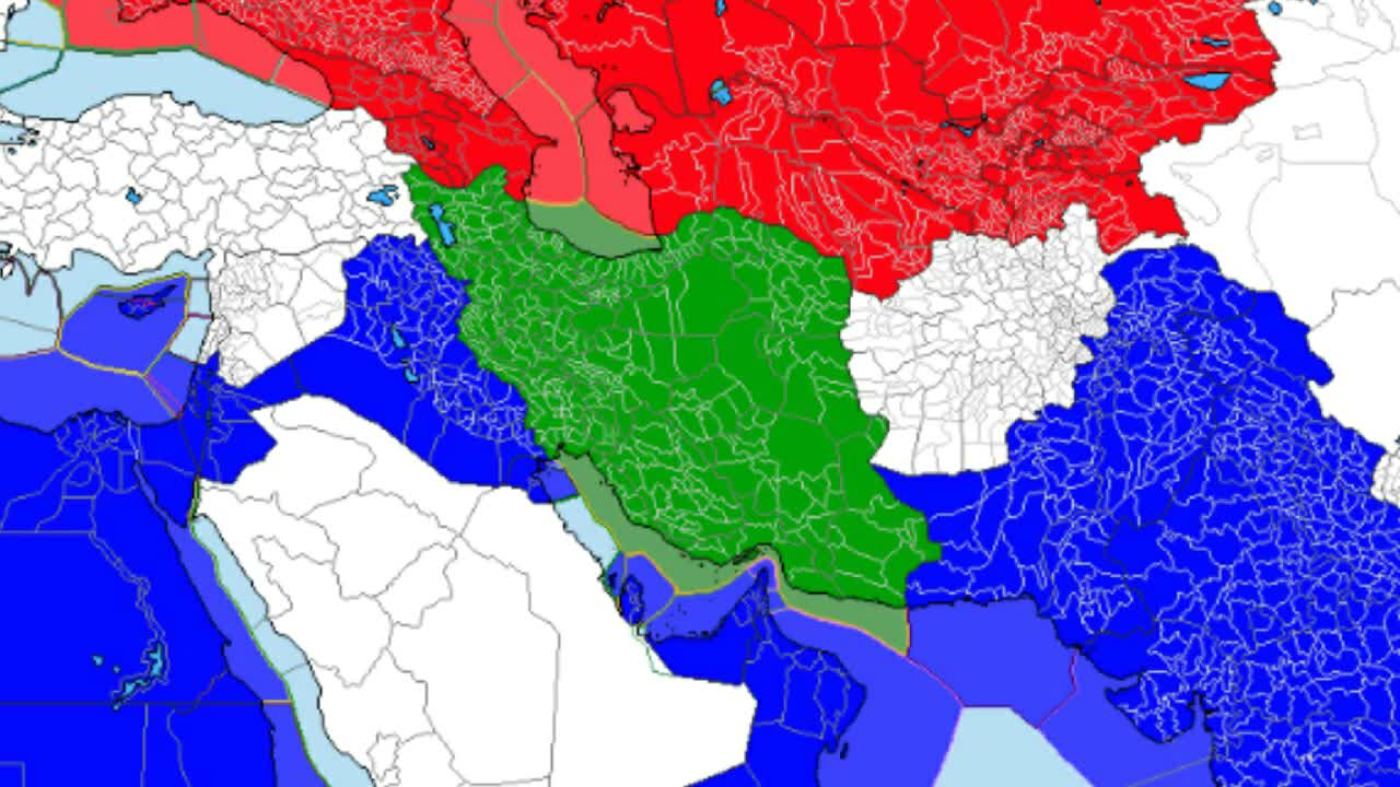 【历史地图】英苏入侵伊朗