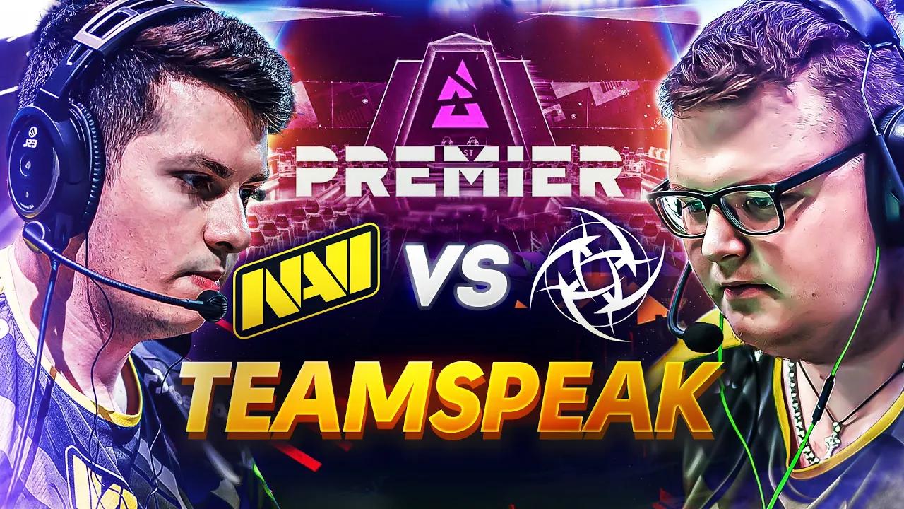 【csgo】英文字幕|团队语音 navi vs nip @ blast premier spring