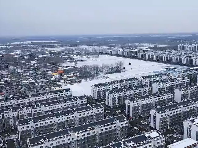 济宁市微山县:运河雪景美如画