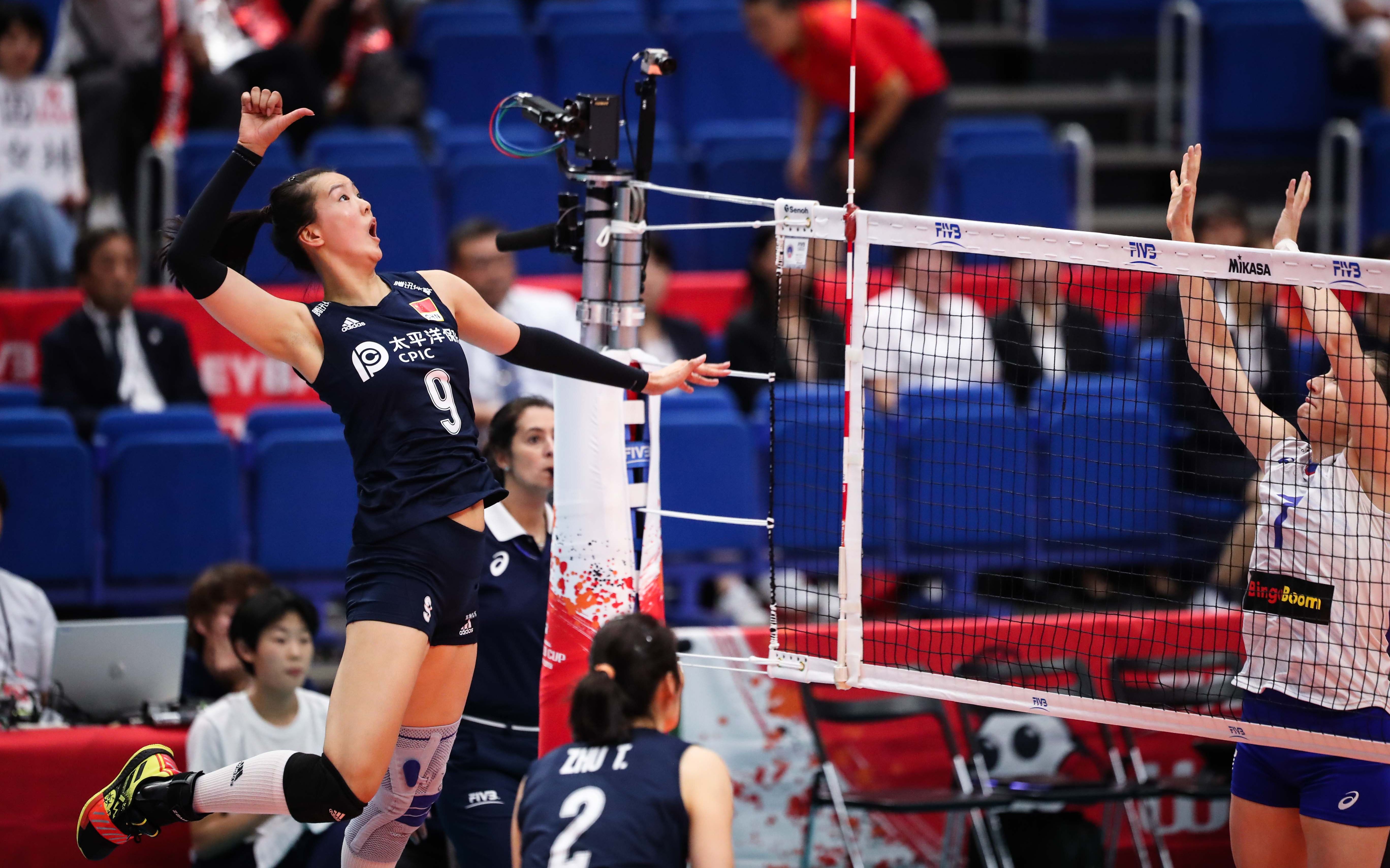经典重温:2019女排世界杯第3轮中国vs俄罗斯比赛完整回放