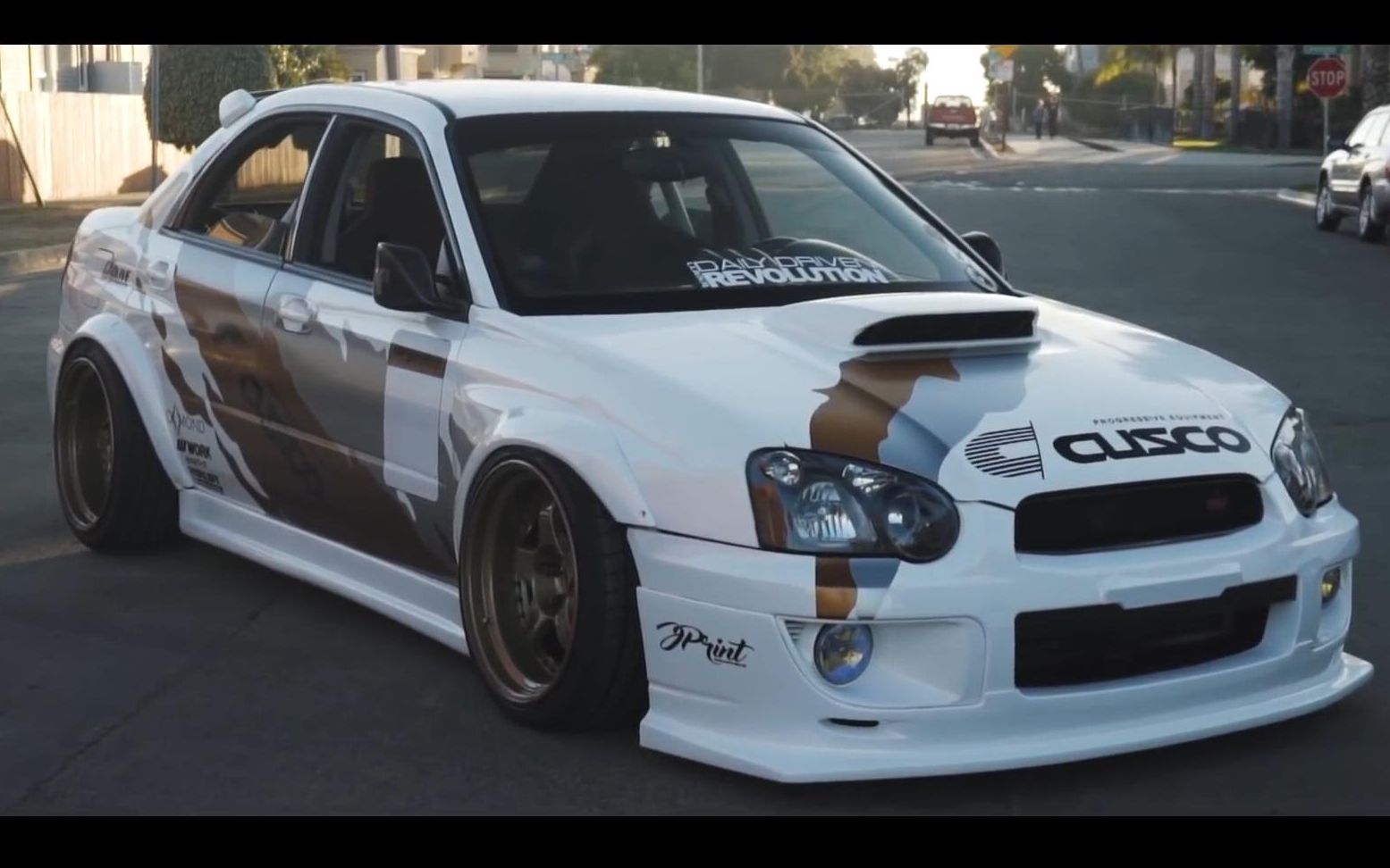 又一辆披着羊皮的斯巴鲁sti八代目野兽姿态大力出奇迹