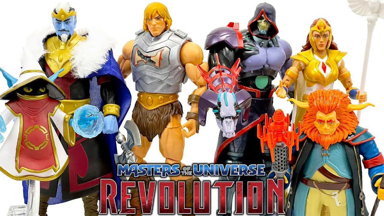 MOTU Masterverse Revolution HeMan, Skeletor, Keldor, Teela, Orko & Gwildor哔哩哔哩bilibili