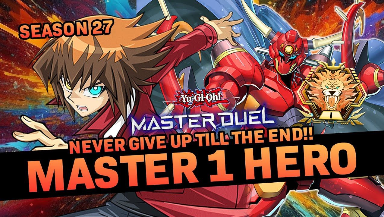 【游戏王master duel】英雄卡组 大师1 第27赛季9797