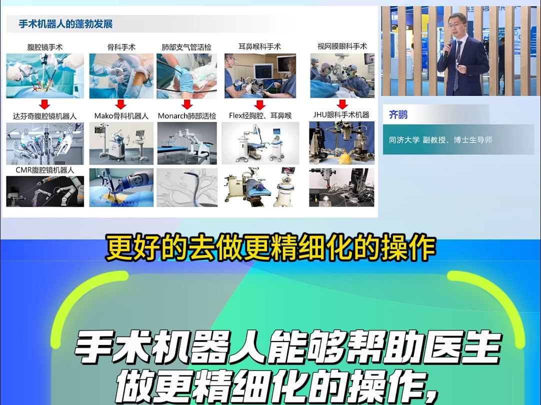 【2024浦江创新论坛】同济大学齐鹏:手术机器人未来有望自主在虚拟环境中训练使研发速度和效果加百倍哔哩哔哩bilibili