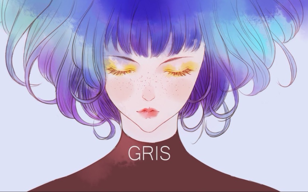 【环境音/背景音】1小时 艺术游戏《gris》令人放松 氛围音