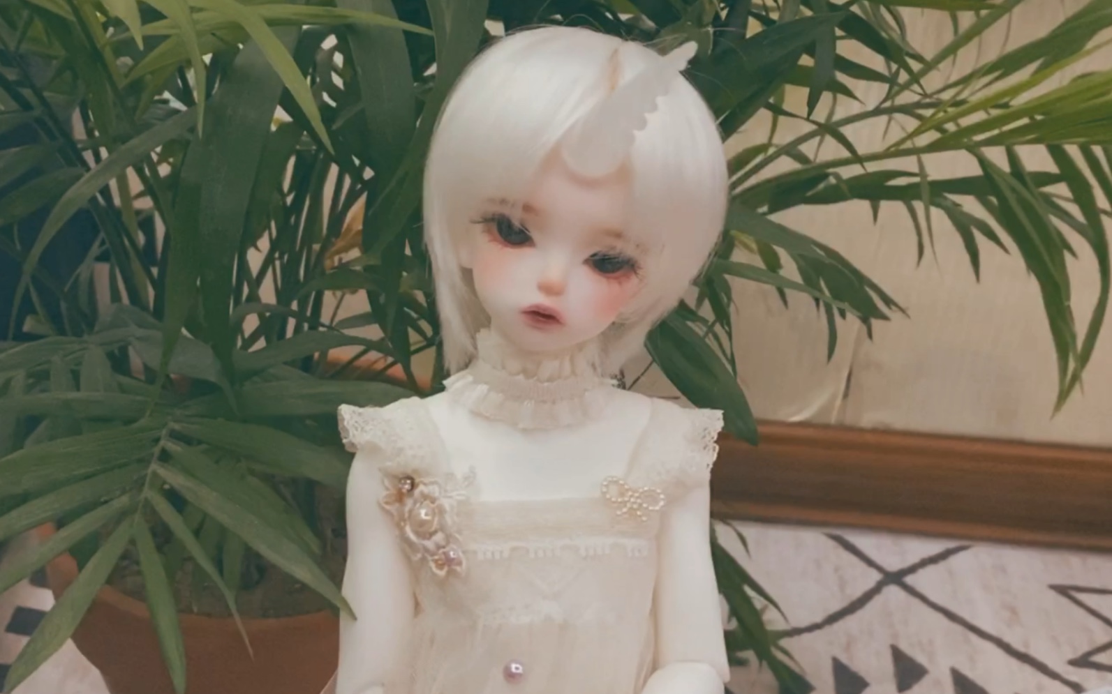 bjd白发独角兽少年soom天马黑皮甜心sng卧选开箱