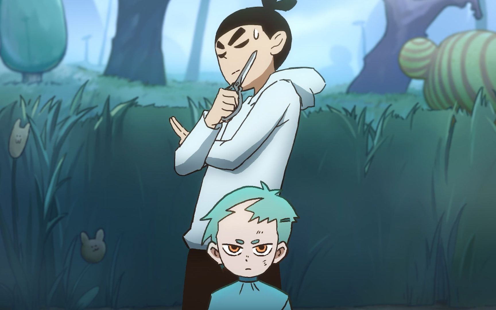 阿柒这才是真正的发型艺术可乐生命危险伍六七之玄武国篇第六集