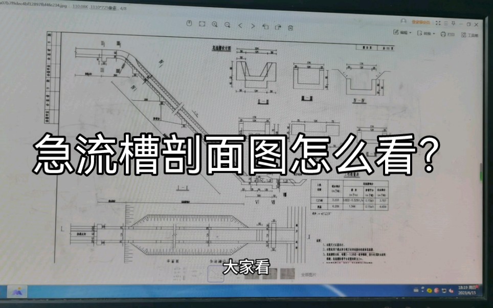 急流槽剖面图怎么看?哔哩哔哩bilibili