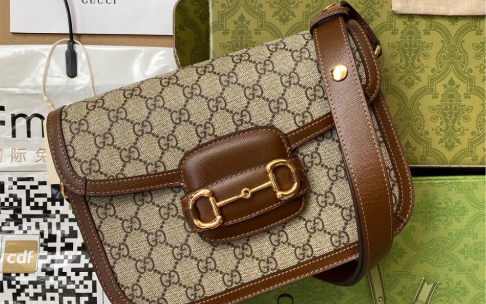 分享一下高仿古驰包包1955 horsebit bag!