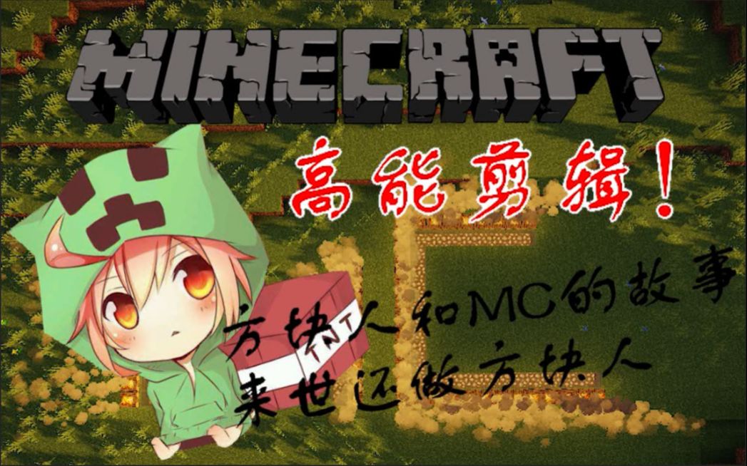 我的世界剪輯方塊人在minecraft的一生來世願做方塊人