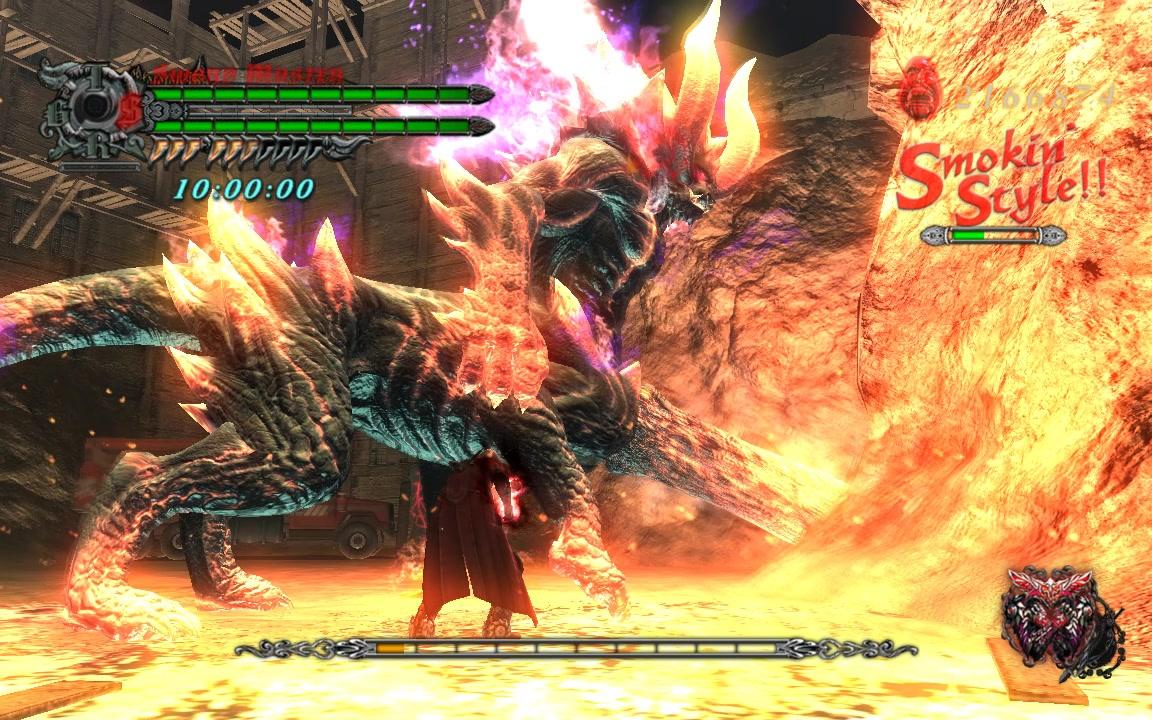 鬼泣4 gmd火牛,怎么说呢,还是只有两招侧滚家真升,毫无观赏性