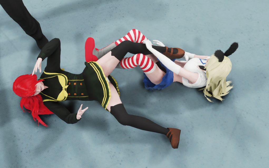 女子摔角岛风vs夏娜是时候绝地反击了