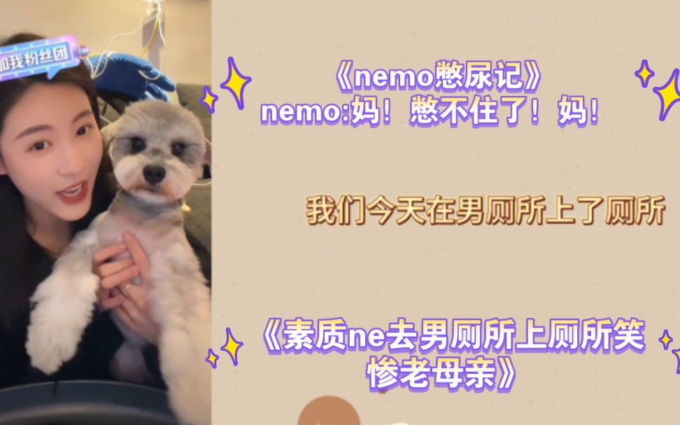 【孙芮】《nemo憋尿记》《素质ne去男厕所上厕所笑惨老母亲》哔哩哔哩bilibili