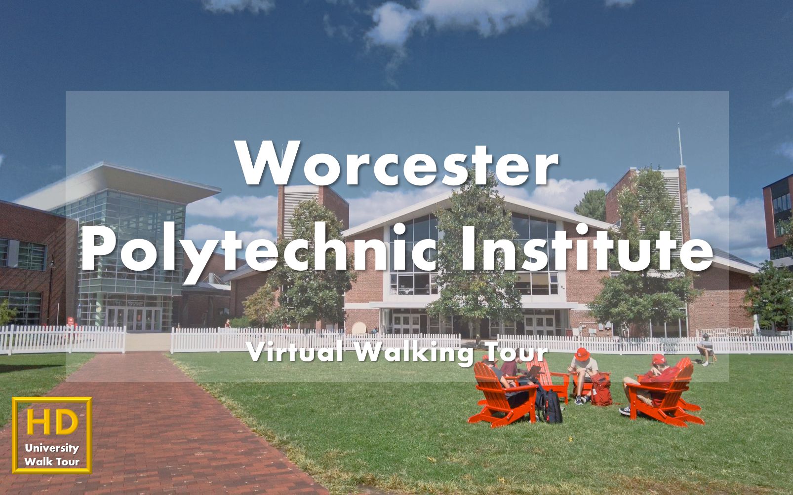 伍斯特理工学院  校园漫步  Worcester Polytechnic Institute Virtual Walking Tour|USA哔哩哔哩bilibili