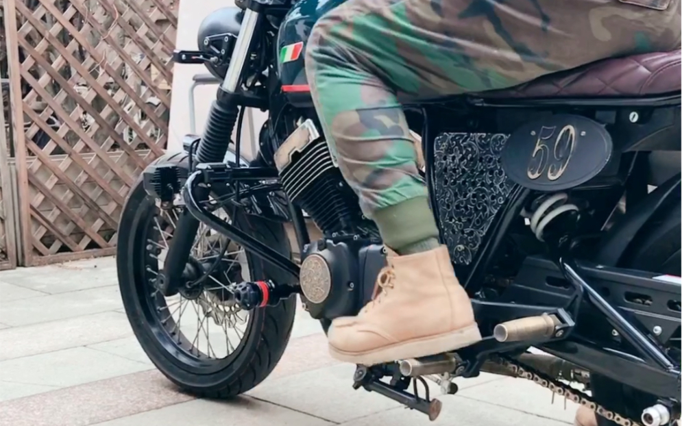 活动作品折腾我的小摩托龙嘉v咖之脚踏联板改色