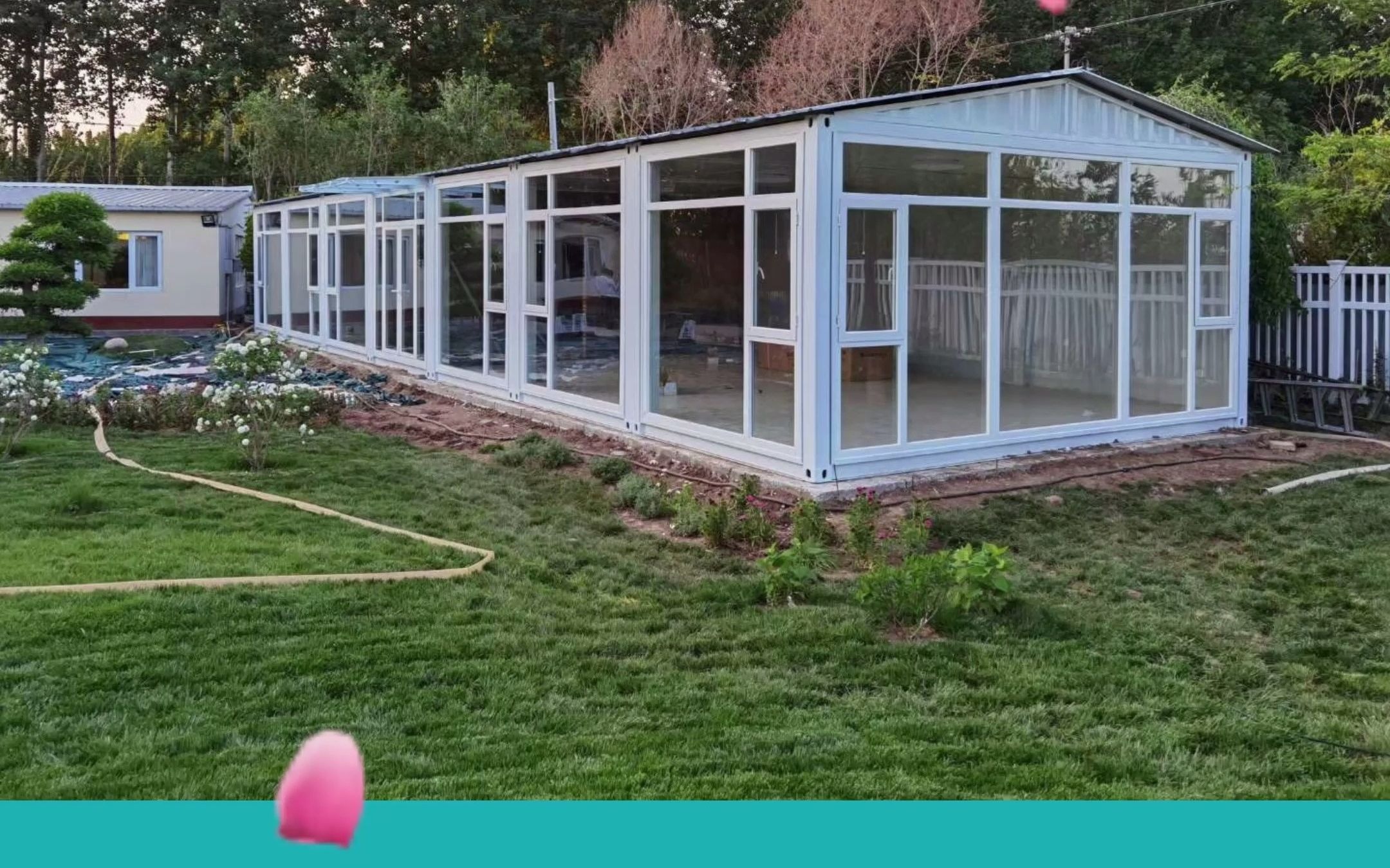 集装箱阳光房,大开间玻璃墙,欣赏无限美景