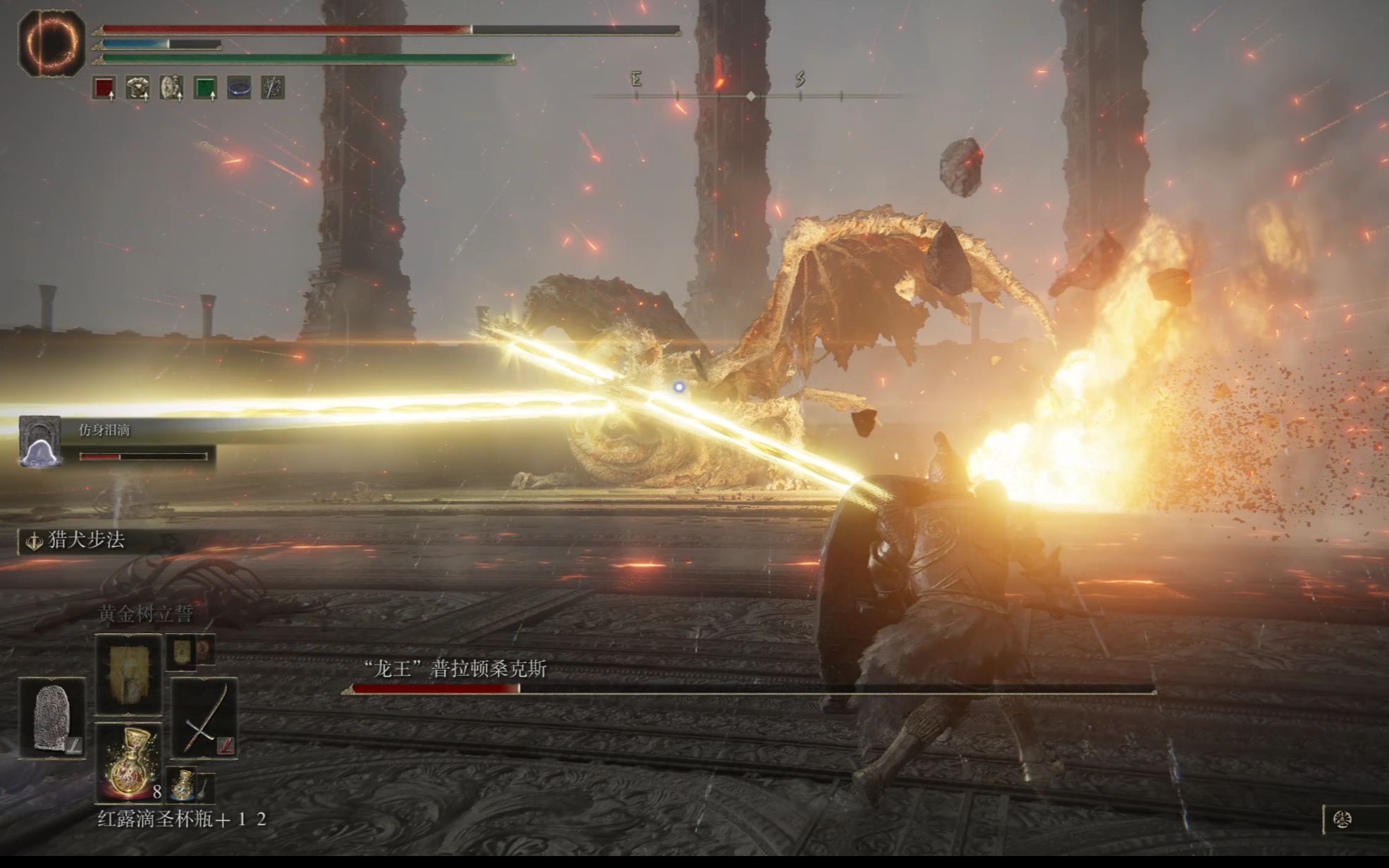 艾尔登法环隐藏龙王普拉顿桑克斯铁王八流打法