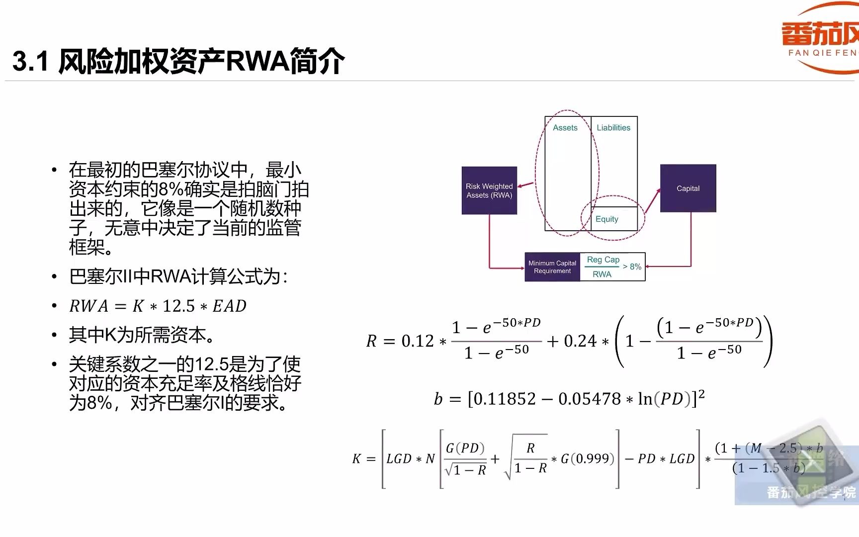 《巴塞尔协议简介 银行零售及资产分池资本构成》(视频版 )哔哩哔哩bilibili