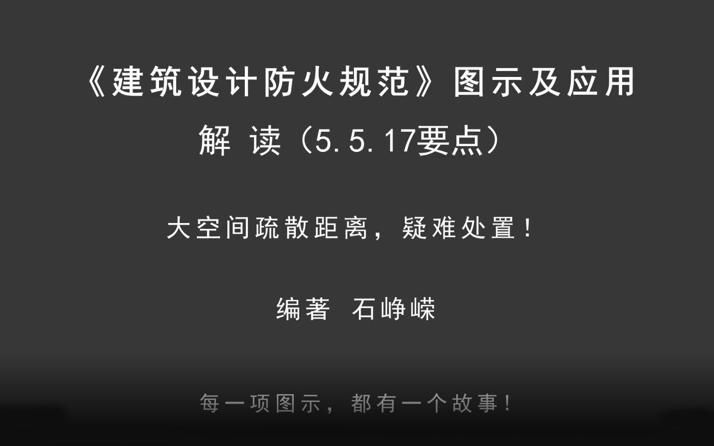 解读5.5.17(要点):大空间疏散距离,疑难处置!《建筑设计防火规范图示及应用》哔哩哔哩bilibili