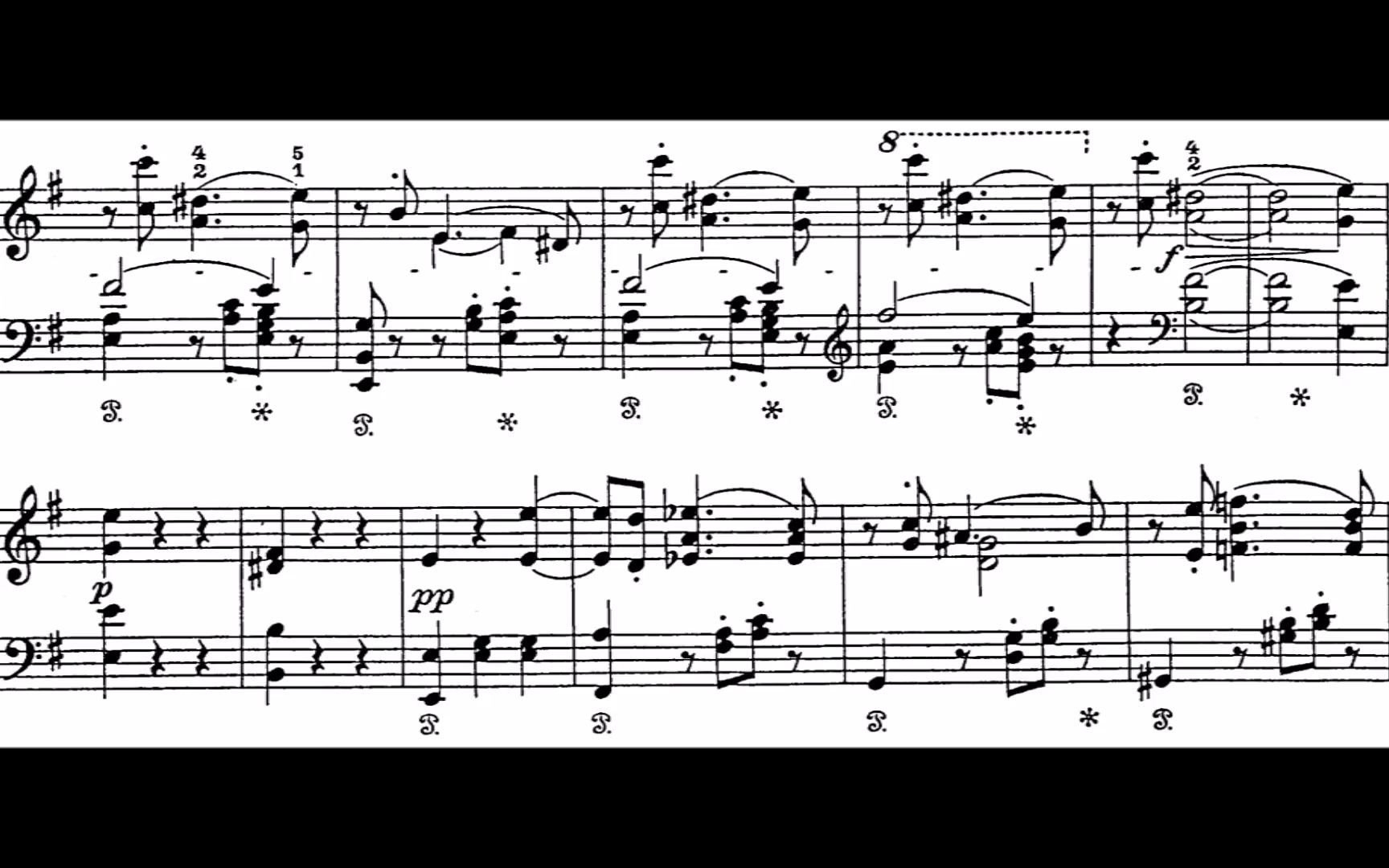 [图]陶西格改编 贝多芬第八弦乐四重奏 Op. 59, no. 2 Scherzo