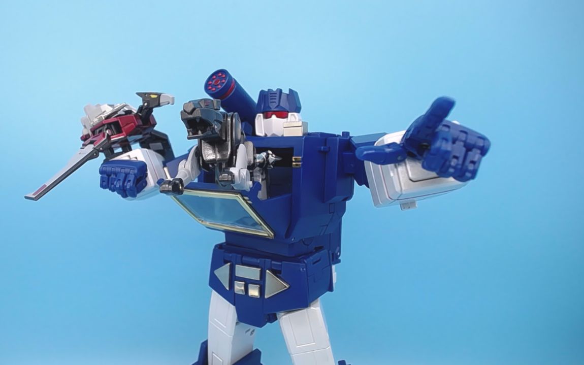 终于圆满了,变形金刚rp磁带部队激光鸟机器狗轰隆隆迷乱