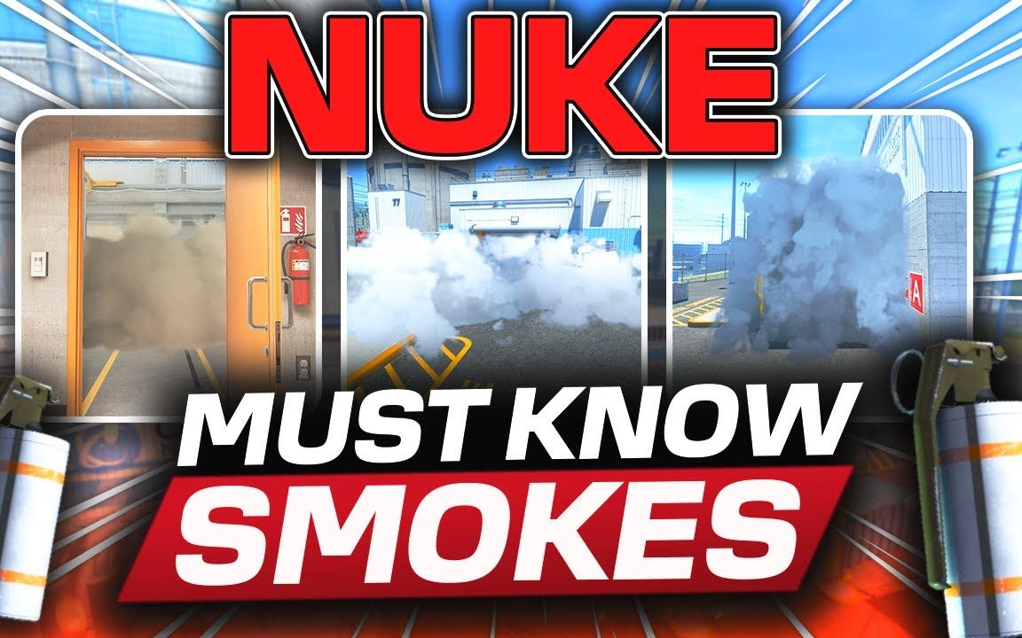 cs2中你必须知道的关于核子危机nuke的每一颗烟雾弹