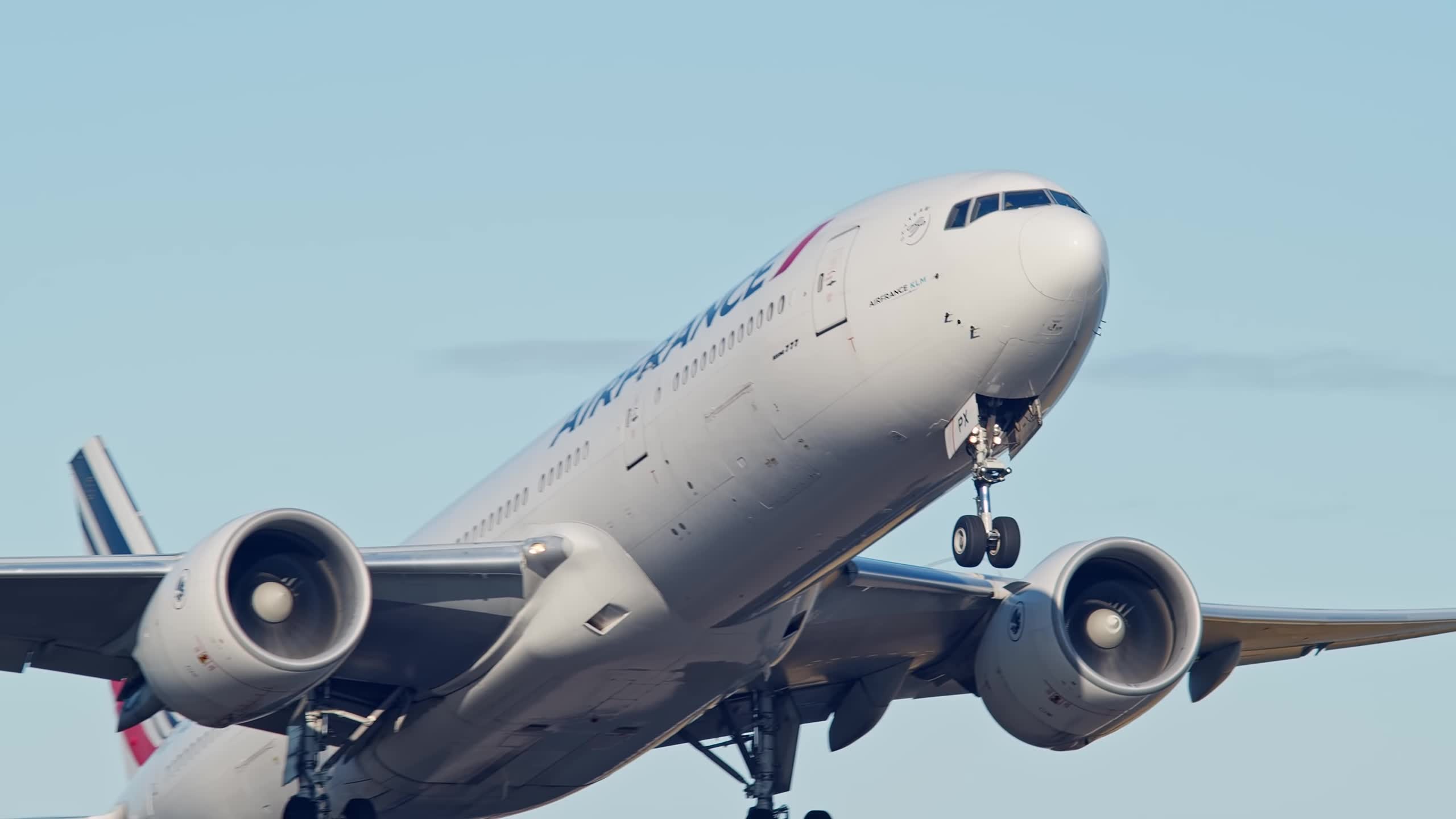 法国航空波音777大溪地起飞 驾驶舱视角 2k