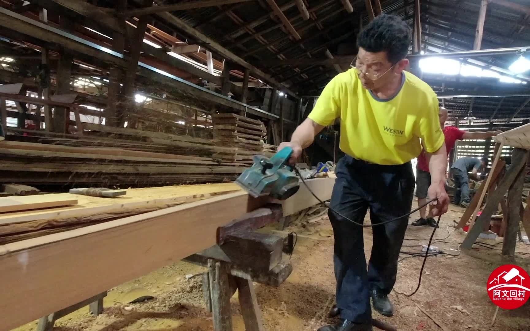 用稀缺坤甸木,做超大尺寸小龙舟,未完工就知道值了哔哩哔哩bilibili