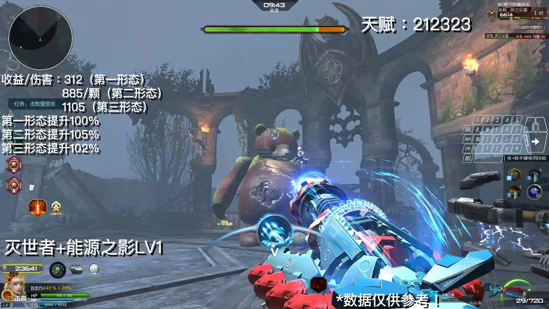 【逆战】灭世者 能源之影lv1.都翻倍了._哔哩哔哩_bilibili