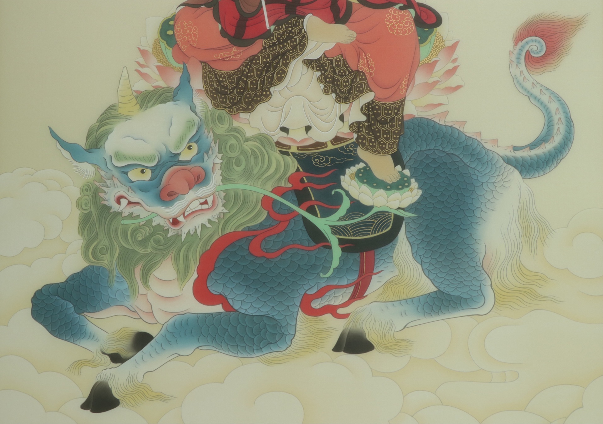 【国画】工笔地藏王菩萨(完稿)