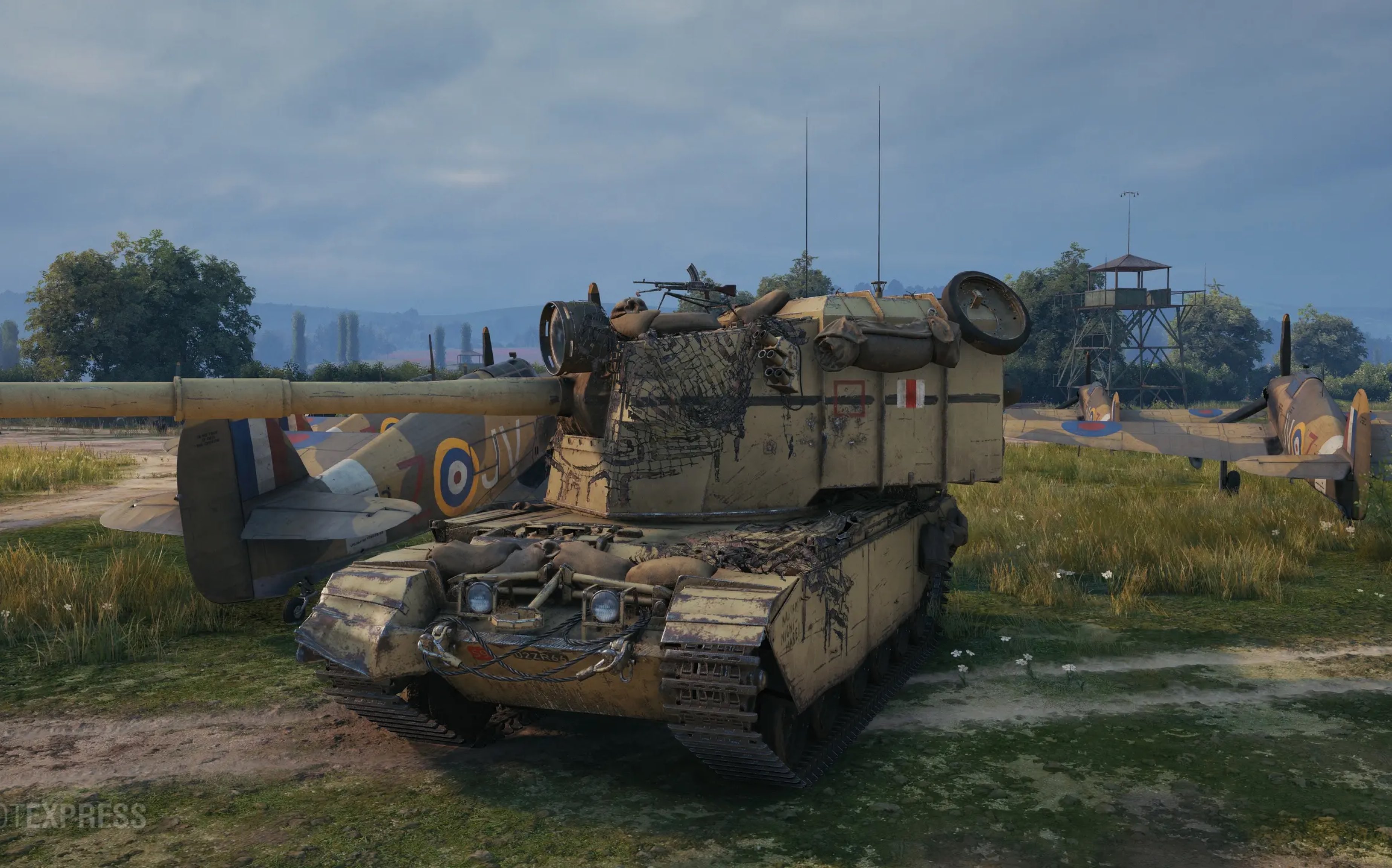 【坦克世界闪击战】4005火力风暴 t100lt地效飞行