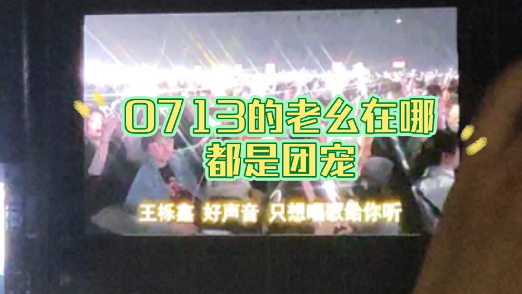 “王栎鑫,好声音,只想唱歌给你听”,现场歌迷大合唱给王栎鑫听哔哩哔哩bilibili