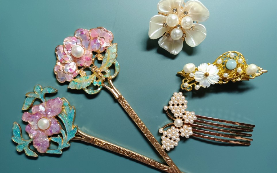 发簪福袋 看看螺钿蝶贝小福袋叭