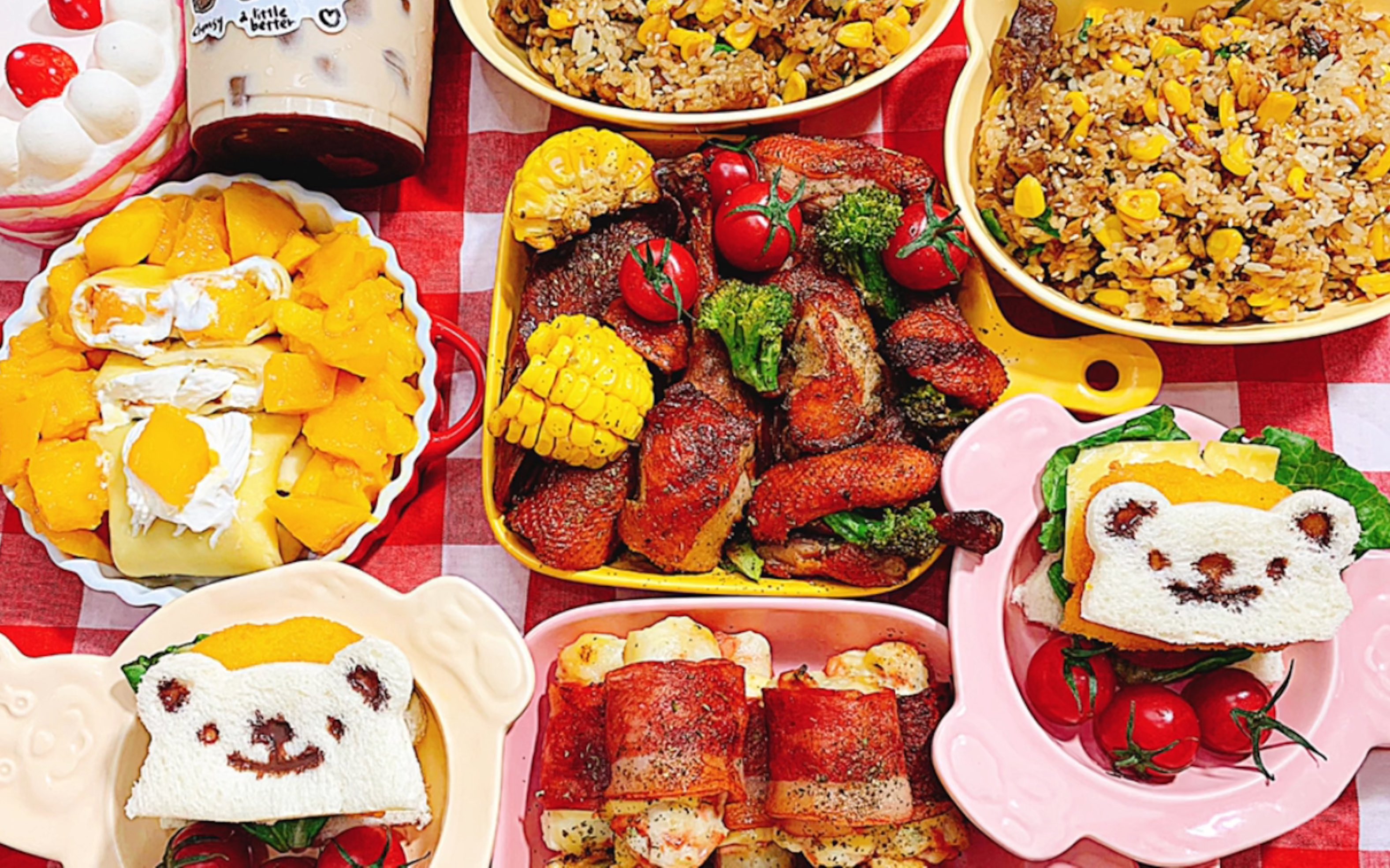 为闺蜜做了她馋了很久的黄油肥牛饭和脆皮鸭~安排了超丰盛的国庆大餐