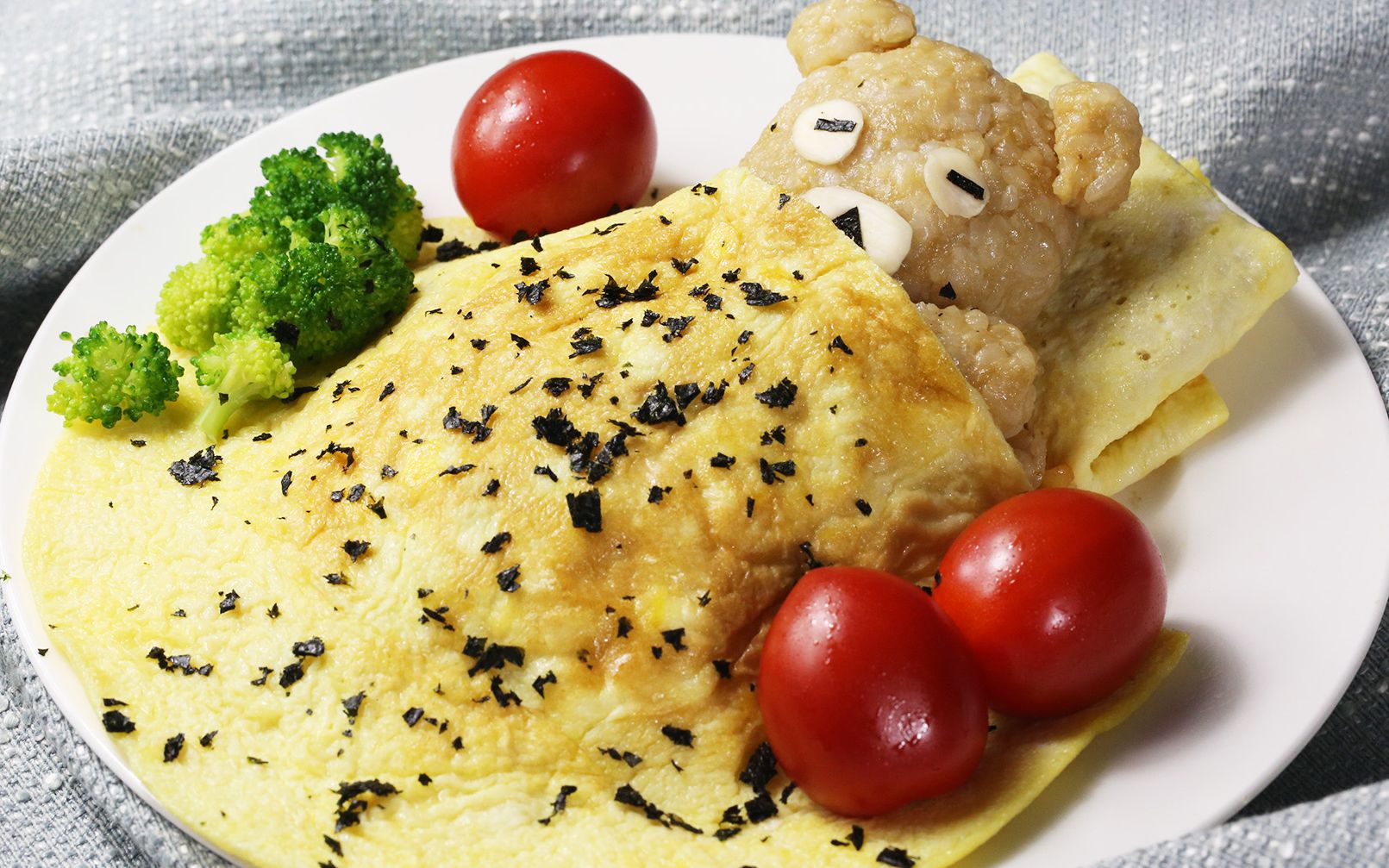 教你小熊蛋包饭美食的做法,家里孩子会爱上它